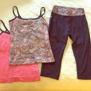 Lilly Pulitzer luxletic pant & athletic tanks